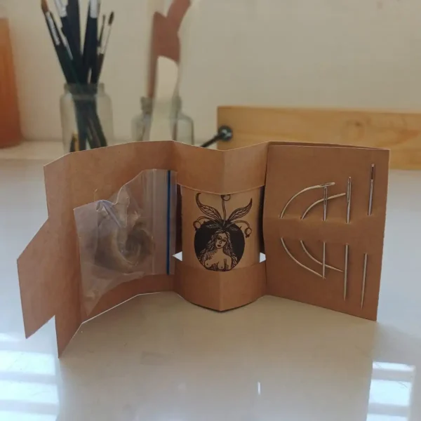 Set de hilo y agujas para encuadernar
