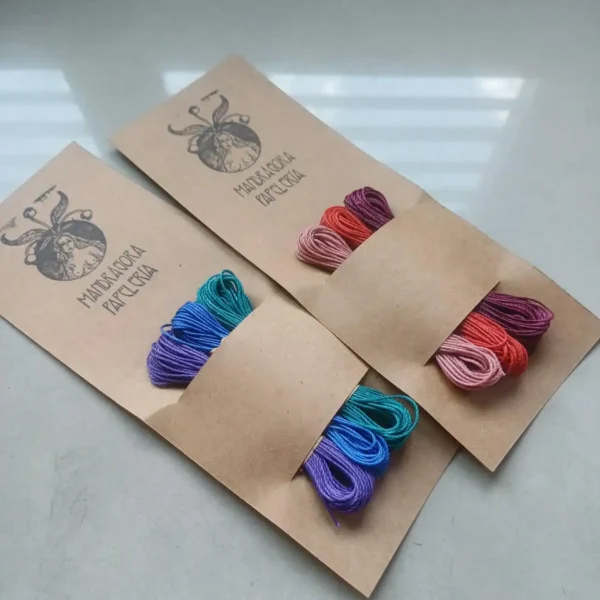 Set de hilo encerado para encuadernar